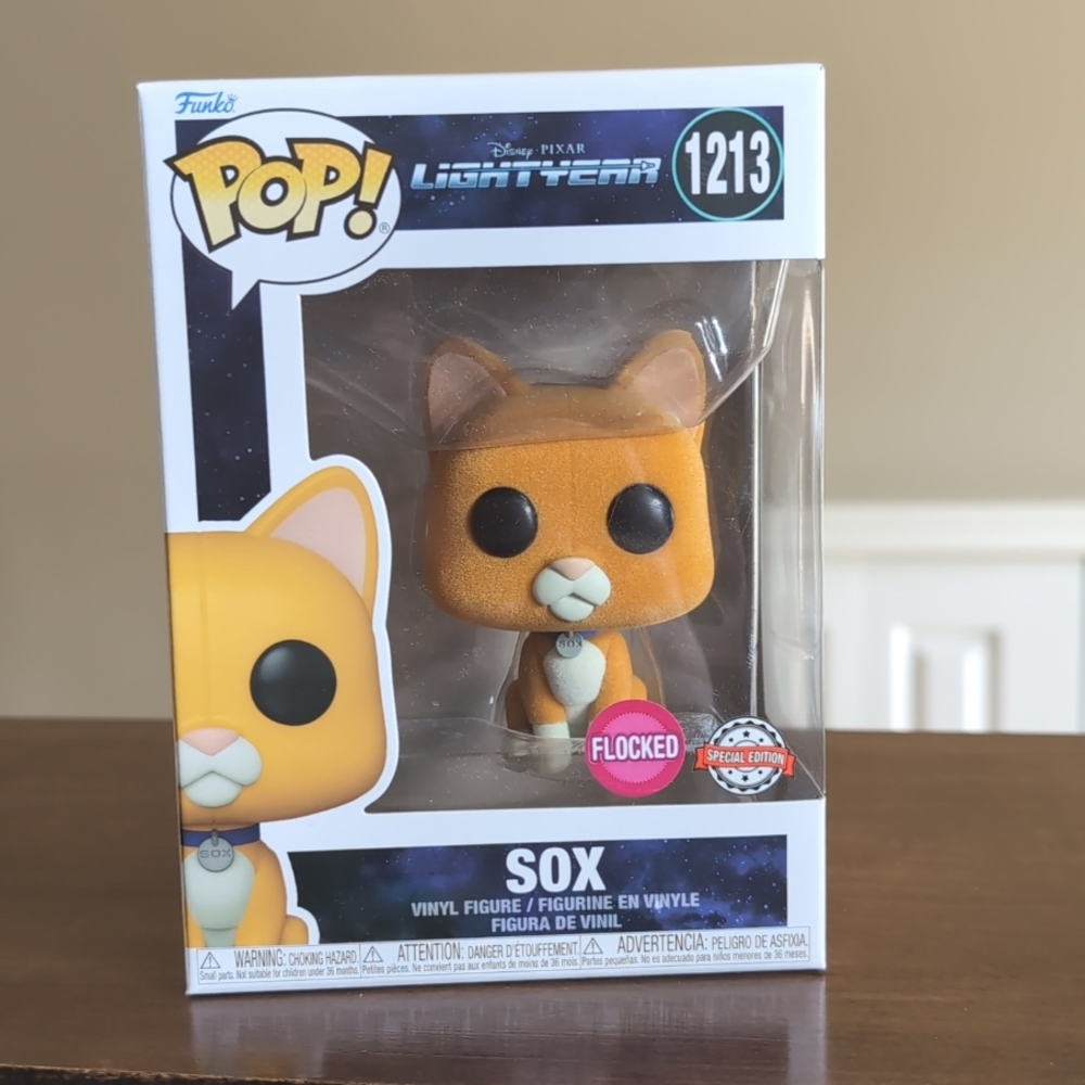 Disney Lightyear Funko Pop Flocked Special Edition Sox NEW